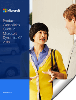 Microsoft Dynamics GP 2018 Great Plains Accounting Software New Capabilities Guide