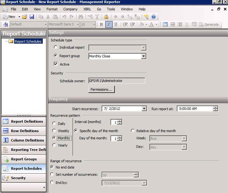 Management-Reporter-1 Automated Financial Reports in Management Reporter for Dynamics GP