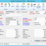 Microsoft Dynamics GP Great Plains Accounting Software Vendor Invoices Guide