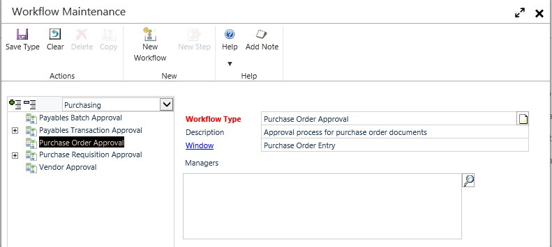 Workflow-MaintenanceEDITED Dynamics GP (Great Plains) Increases Healthcare Purchasing Efficiency