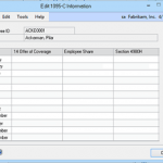 Microsoft Dynamics GP Great Plains How To Print 1095C Forms For Health Coverage