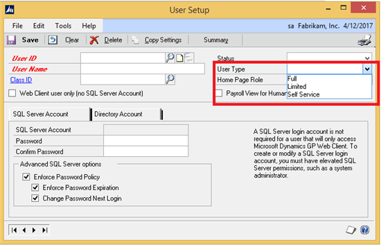 blog-gp-self-service-user-type The Newest Self Service User Type For Microsoft Dynamics GP 2015 R2