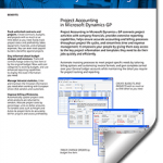 Microsoft Dynamics GP Project Accounting Made Simple In Dynamics GP