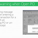 Microsoft Dynamics GP 2015 Solution For Warning When Open PO Error Message