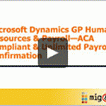 Microsoft Dynamics GP Accounting Software Affordable Care Act Compliance Webinar