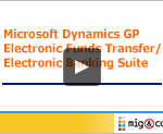 Microsoft Dynamics GP Electronic Funds Transfer Electronic Banking Suite Webinar