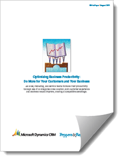 Microsoft Dynamics CRM How To Optimize Business Productivity And Do More For Your Customers